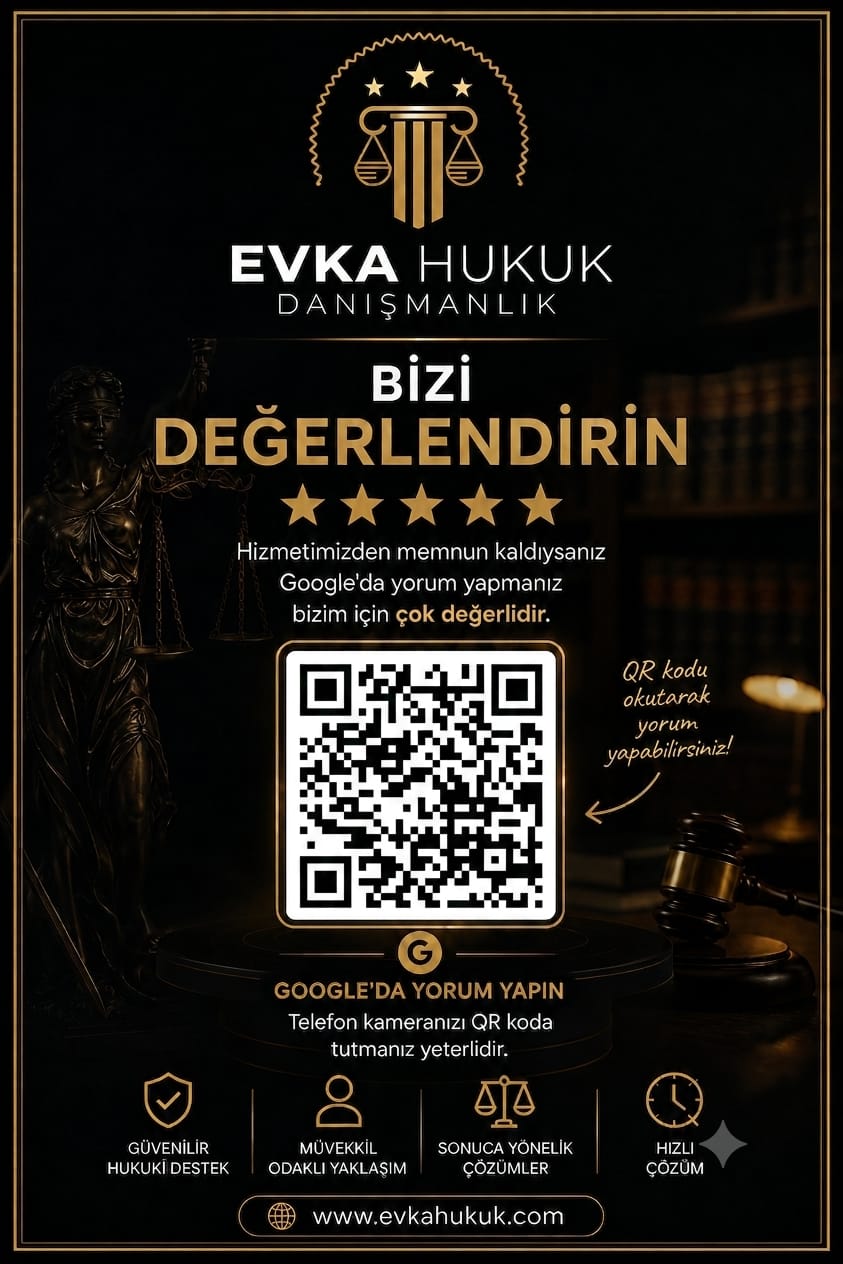 Evka Hukuk Google Yorum QR Kod