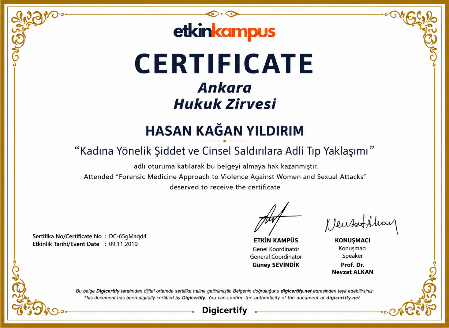 Sertifika 13